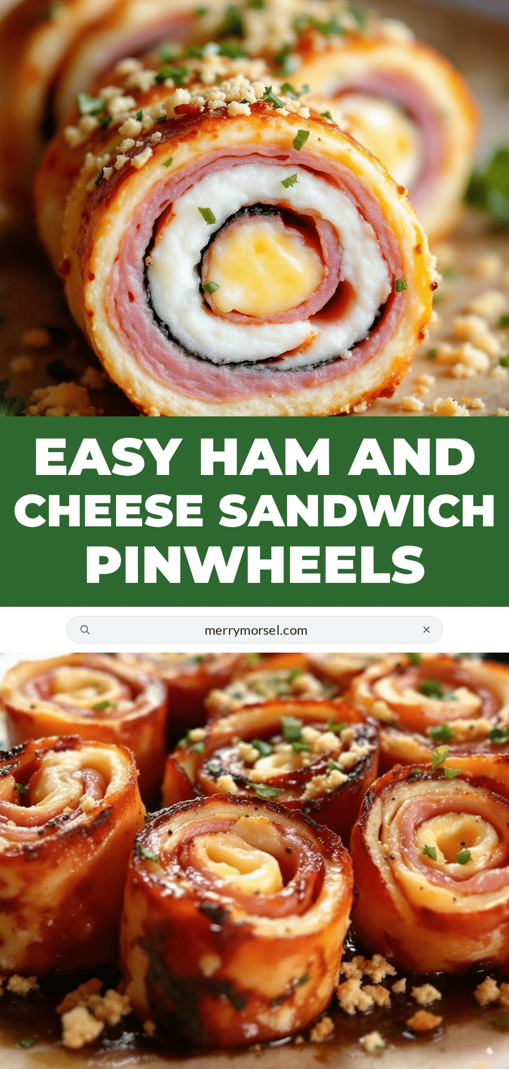ham and cheese sushi pinwheels recipe