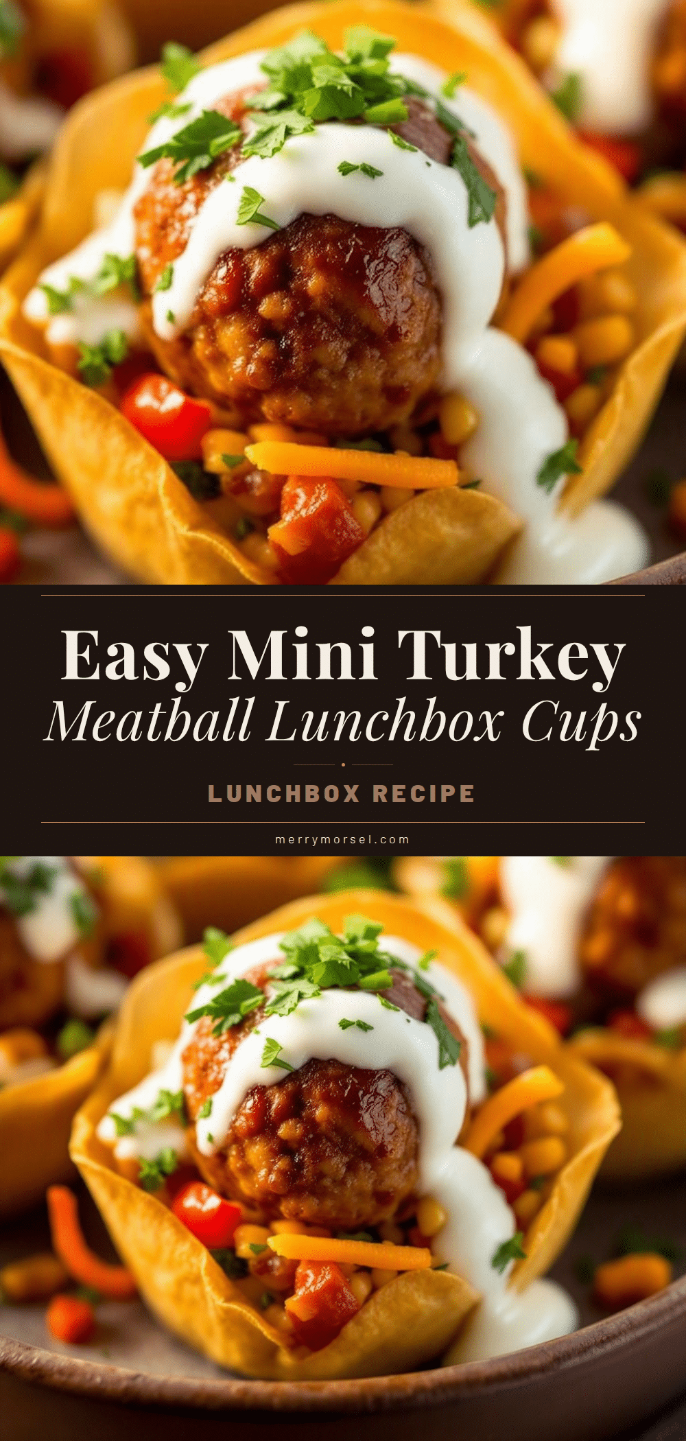 mini turkey meatball lunchbox cups recipe