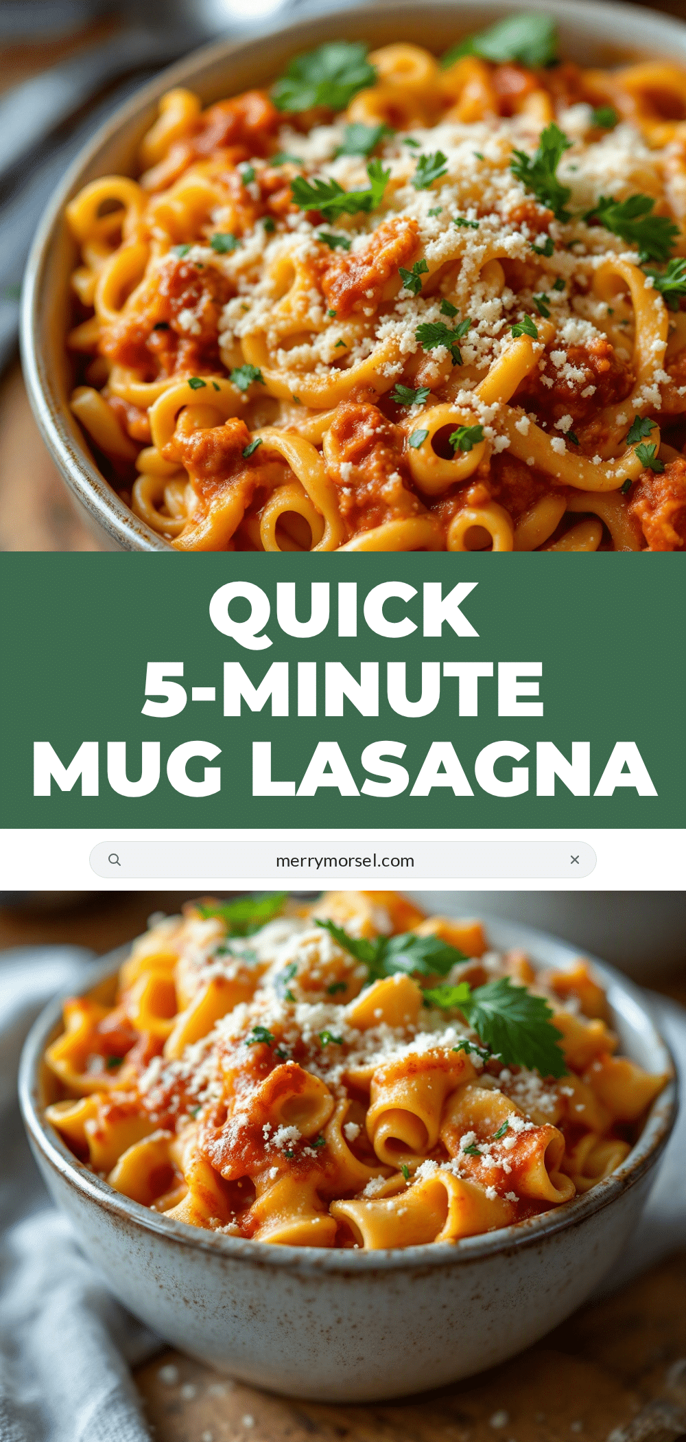 mug lasagna recipe