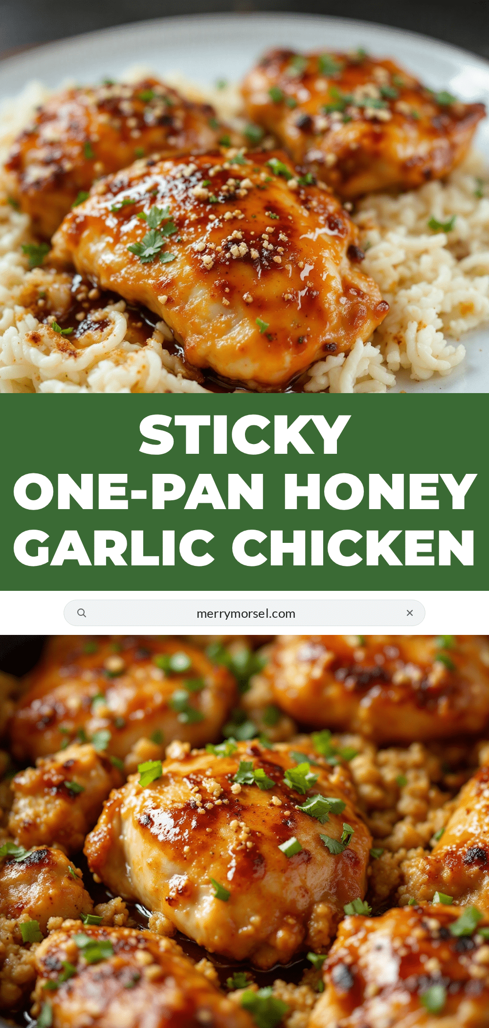one-pan honey garlic chicken thighs recipe