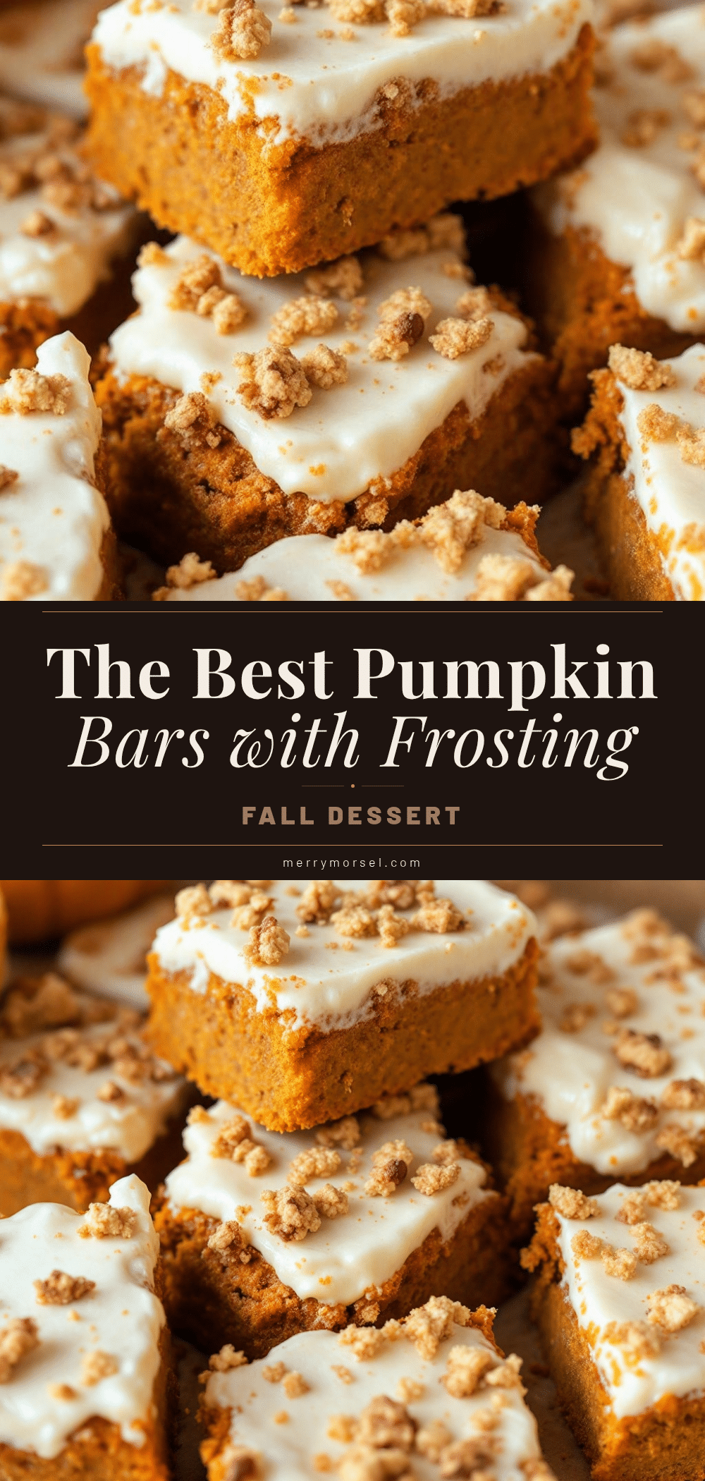 pumpkin bars with cream cheese frosting recipe