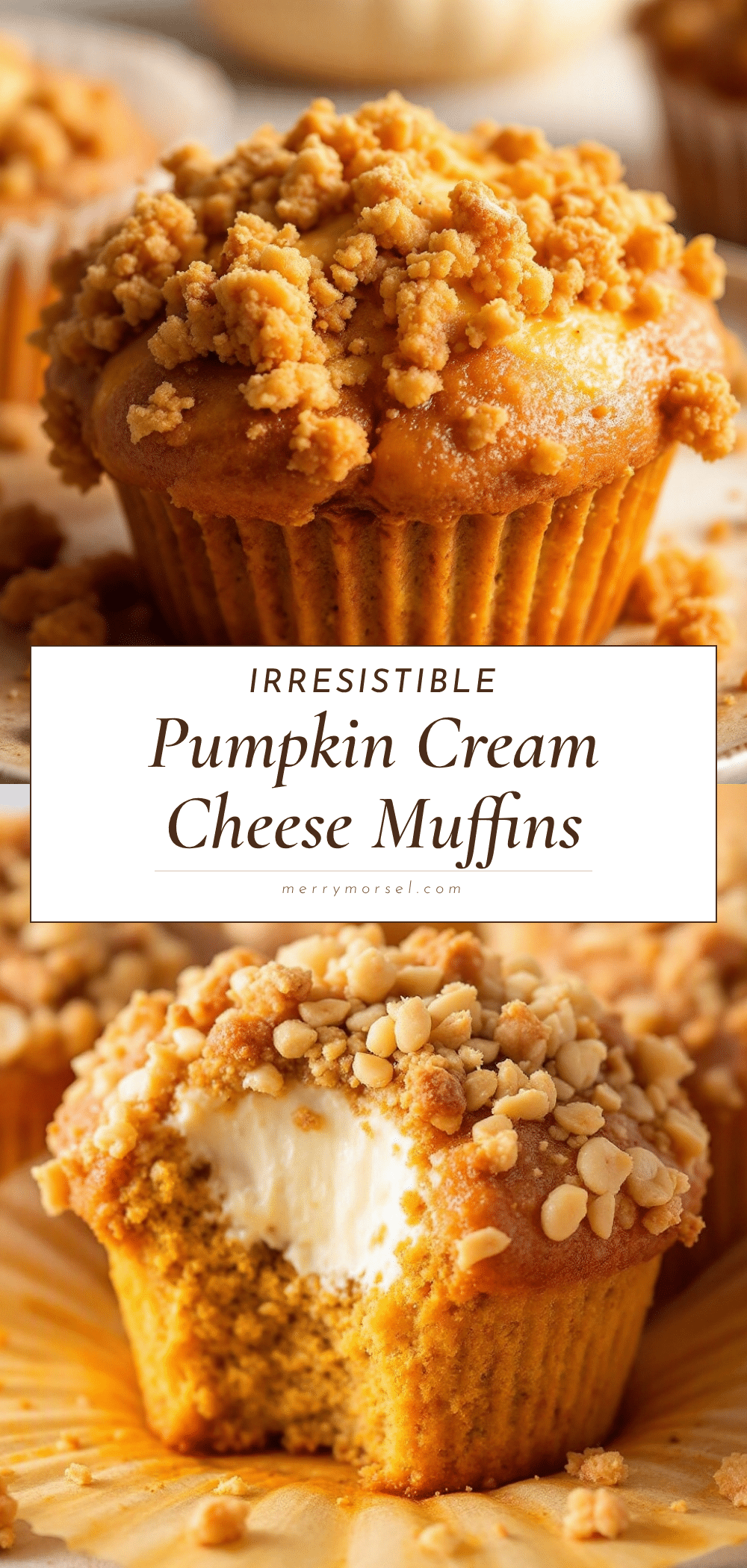 pumpkin cream cheese muffins recipe