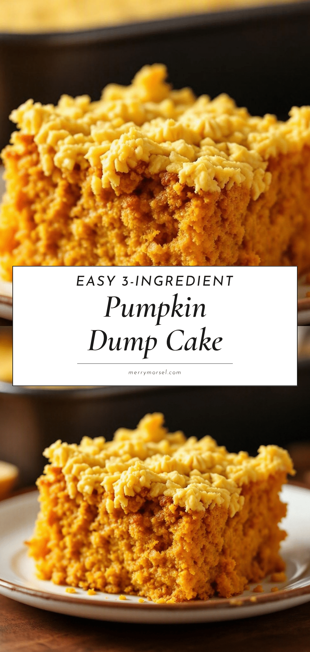 pumpkin dump cake recipe