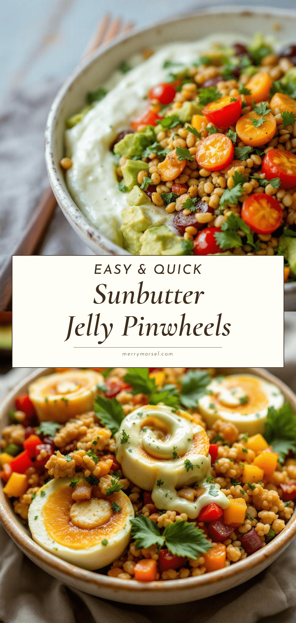 sunbutter and jelly pinwheels recipe