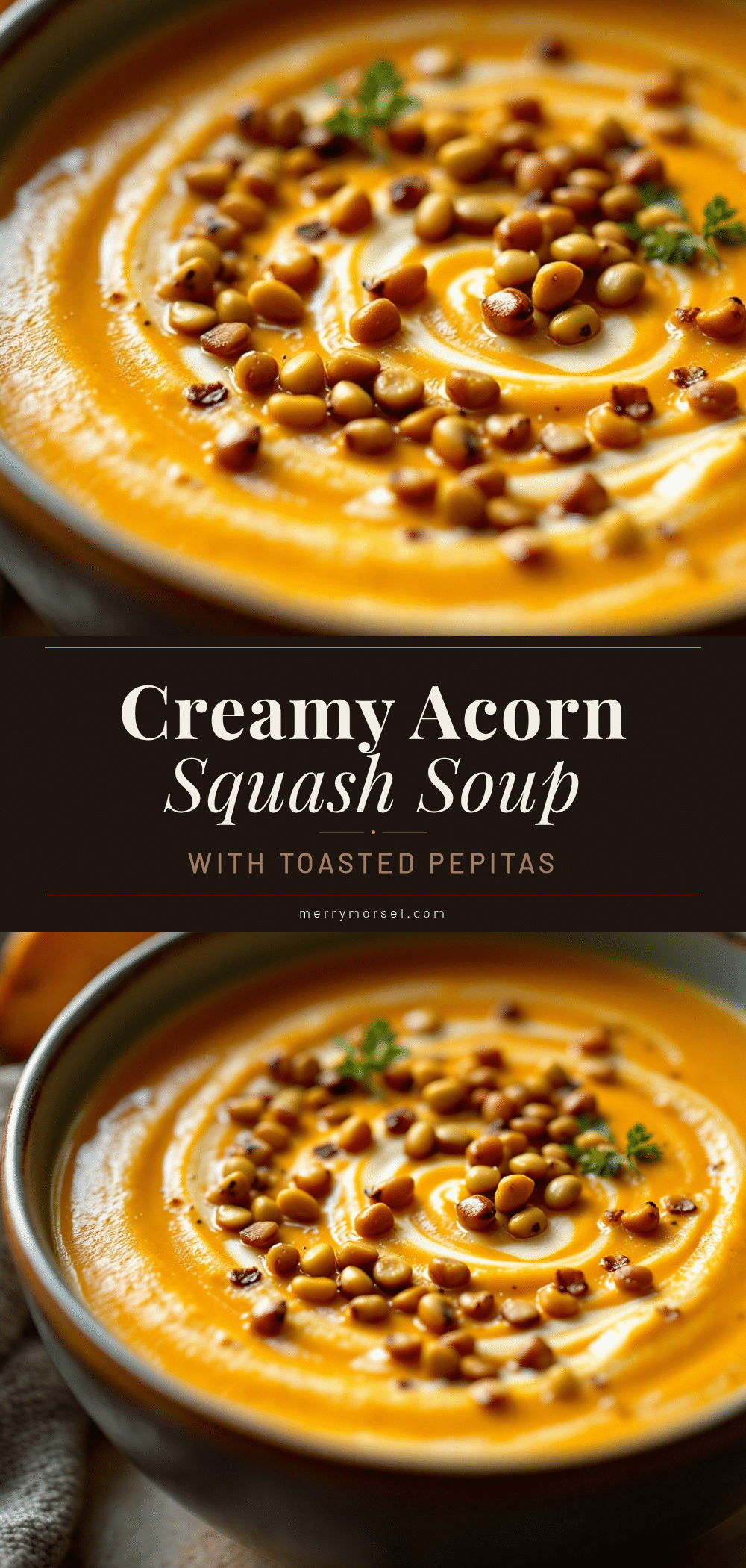 creamy acorn squash soup recipe
