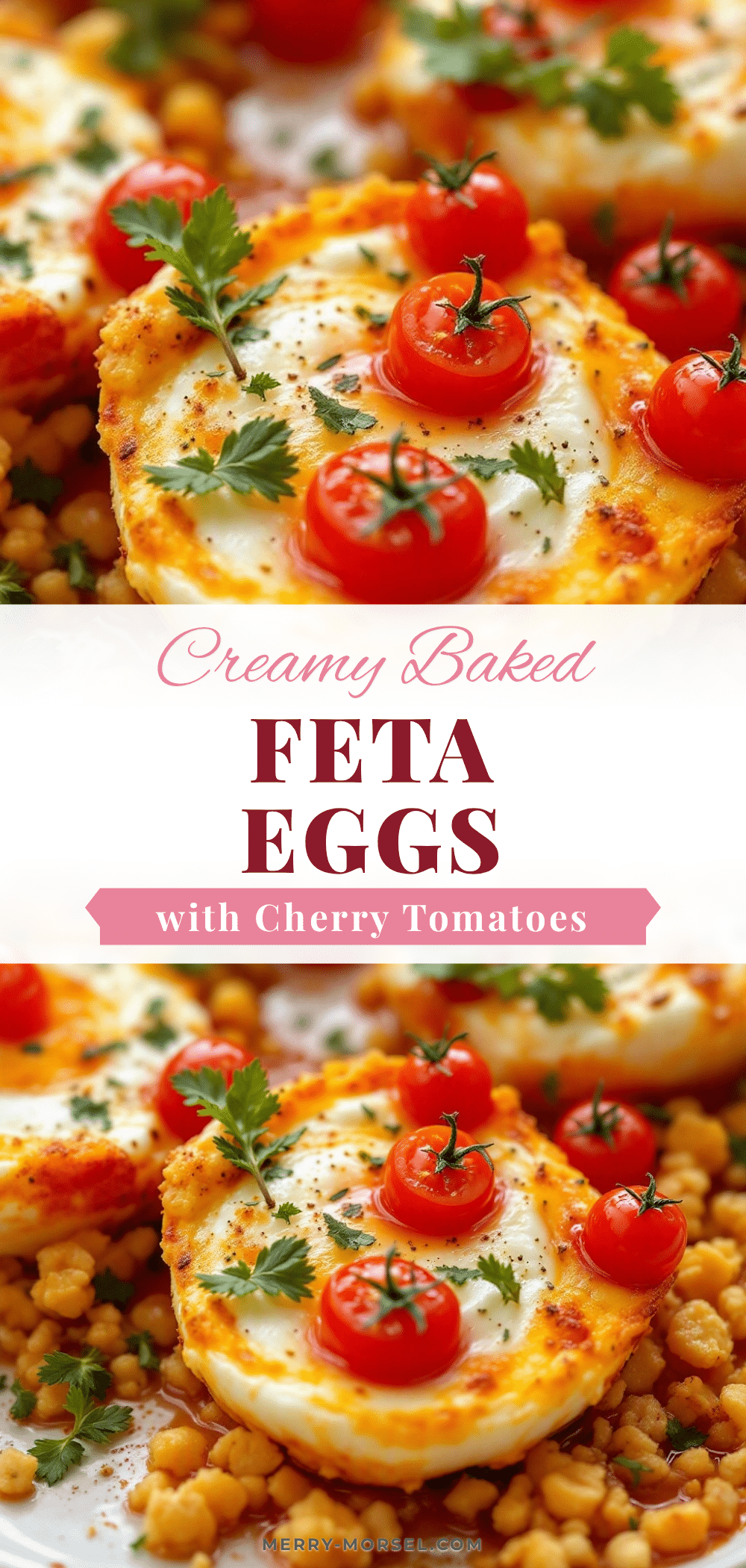 creamy baked feta eggs recipe