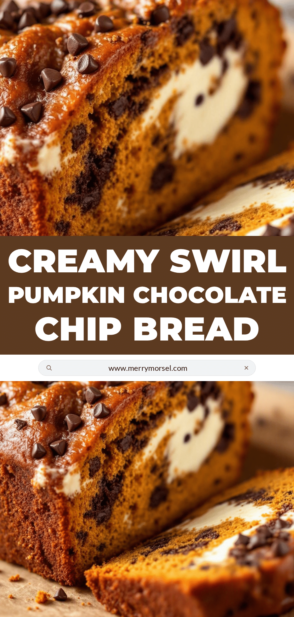 creamy pumpkin chocolate chip bread recipe