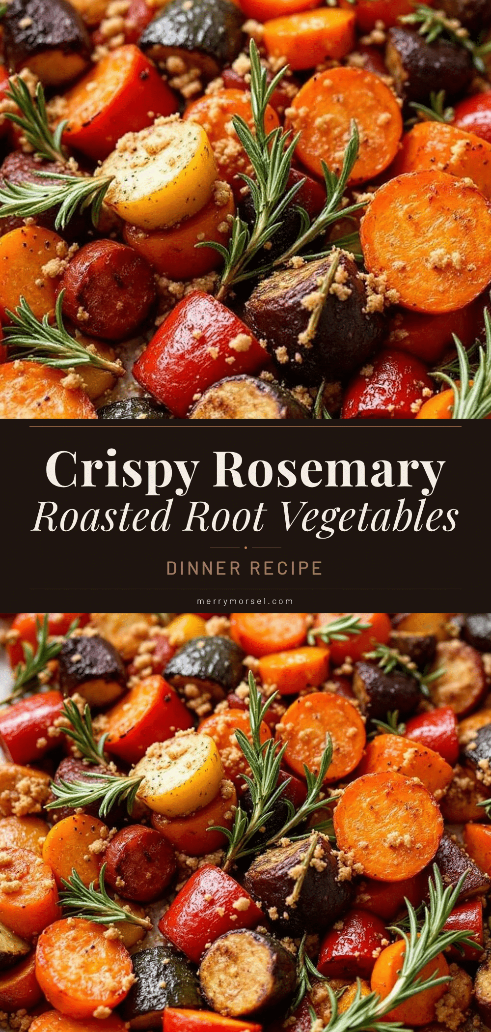 Crispy Rosemary Roasted Root Vegetables recipe