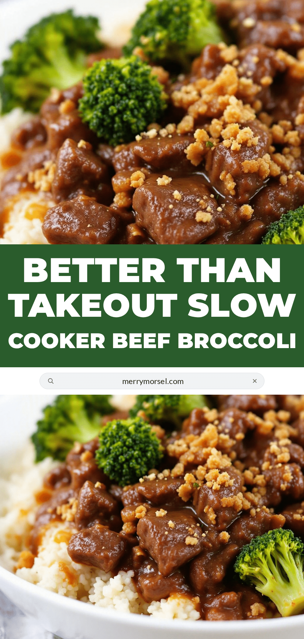 Easy Slow Cooker Beef and Broccoli recipe