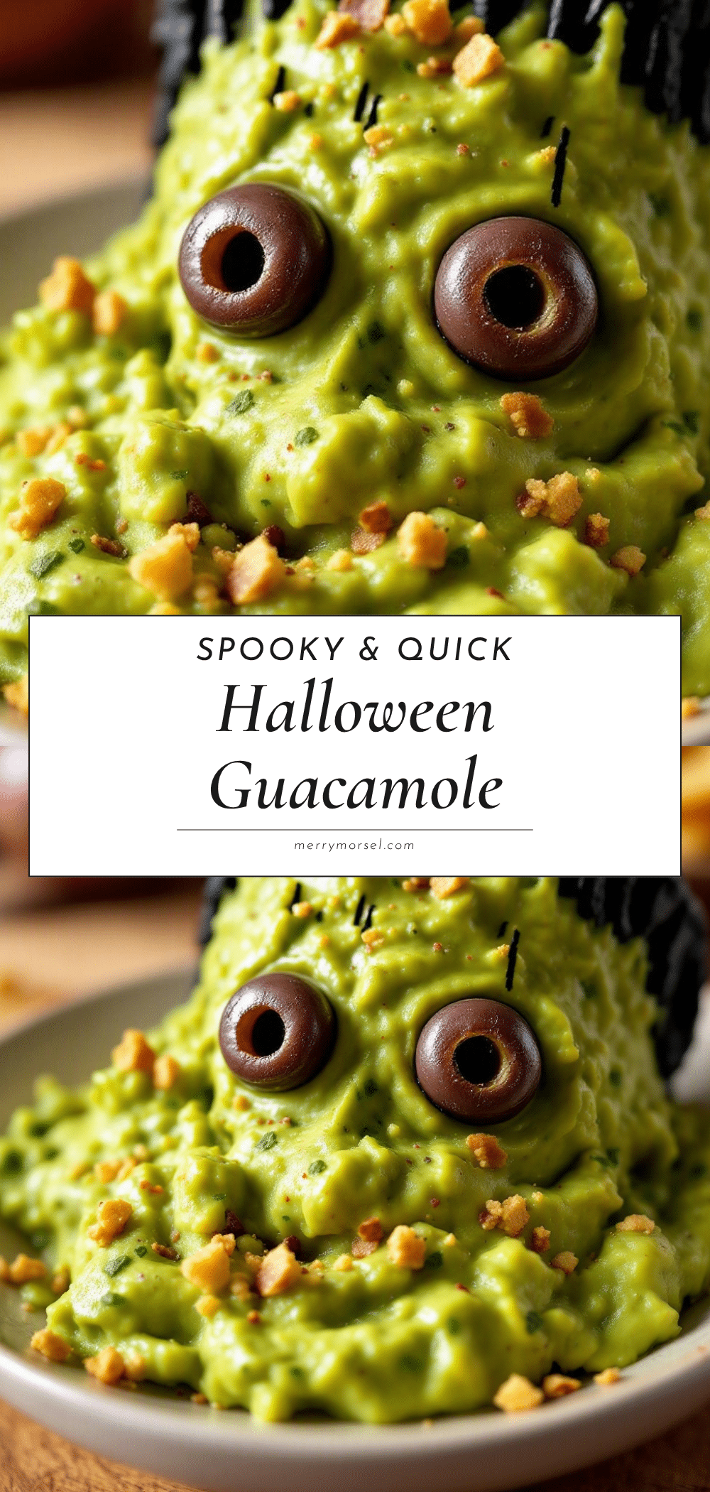 Frankenstein guacamole recipe