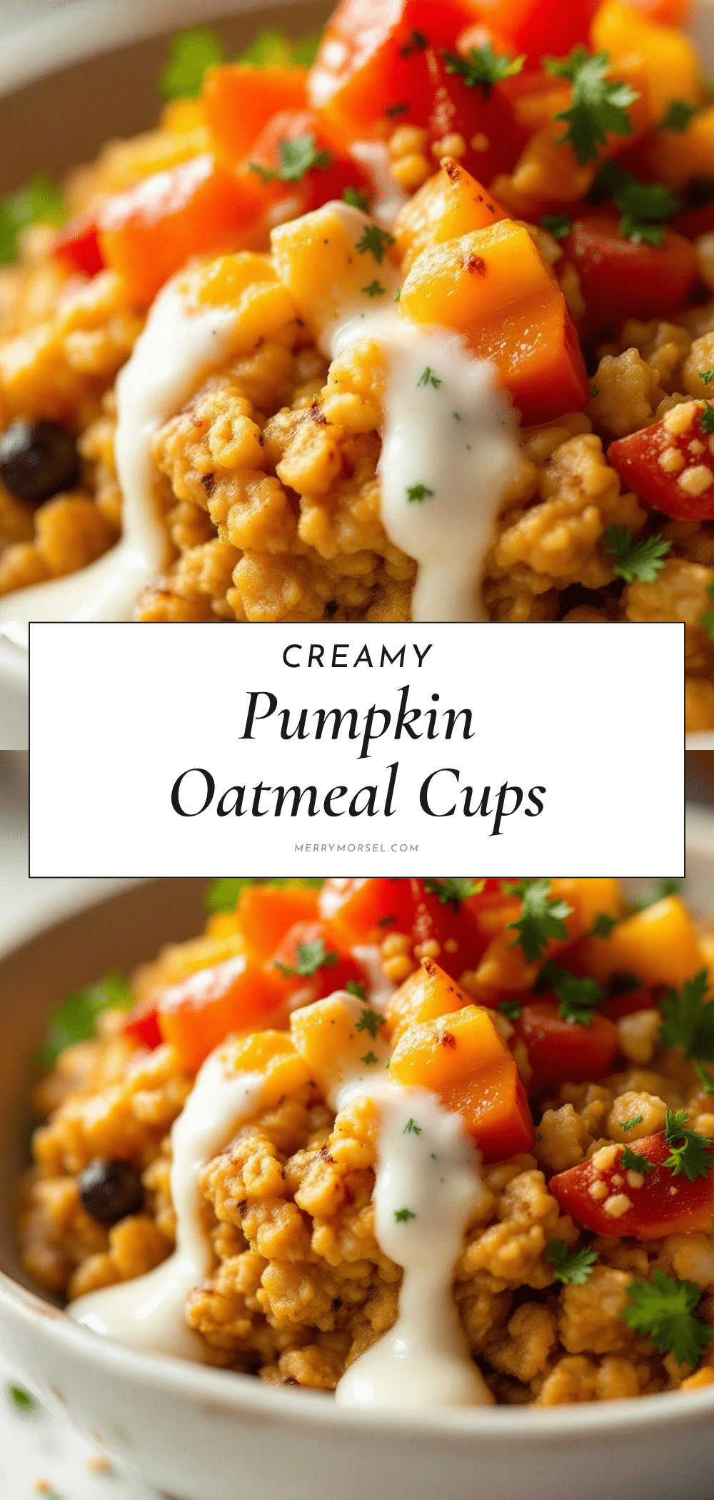 healthy pumpkin baked oatmeal cups recipe