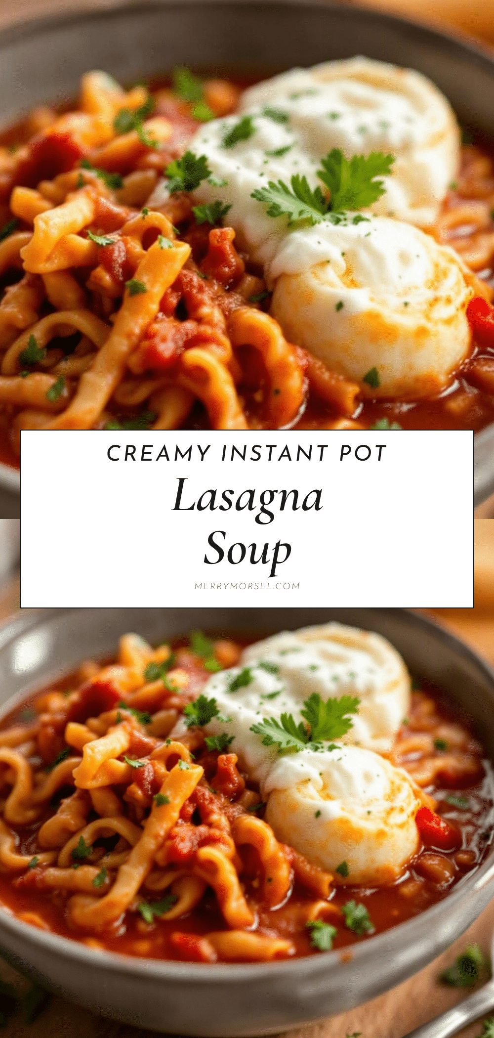 instant pot lasagna soup recipe