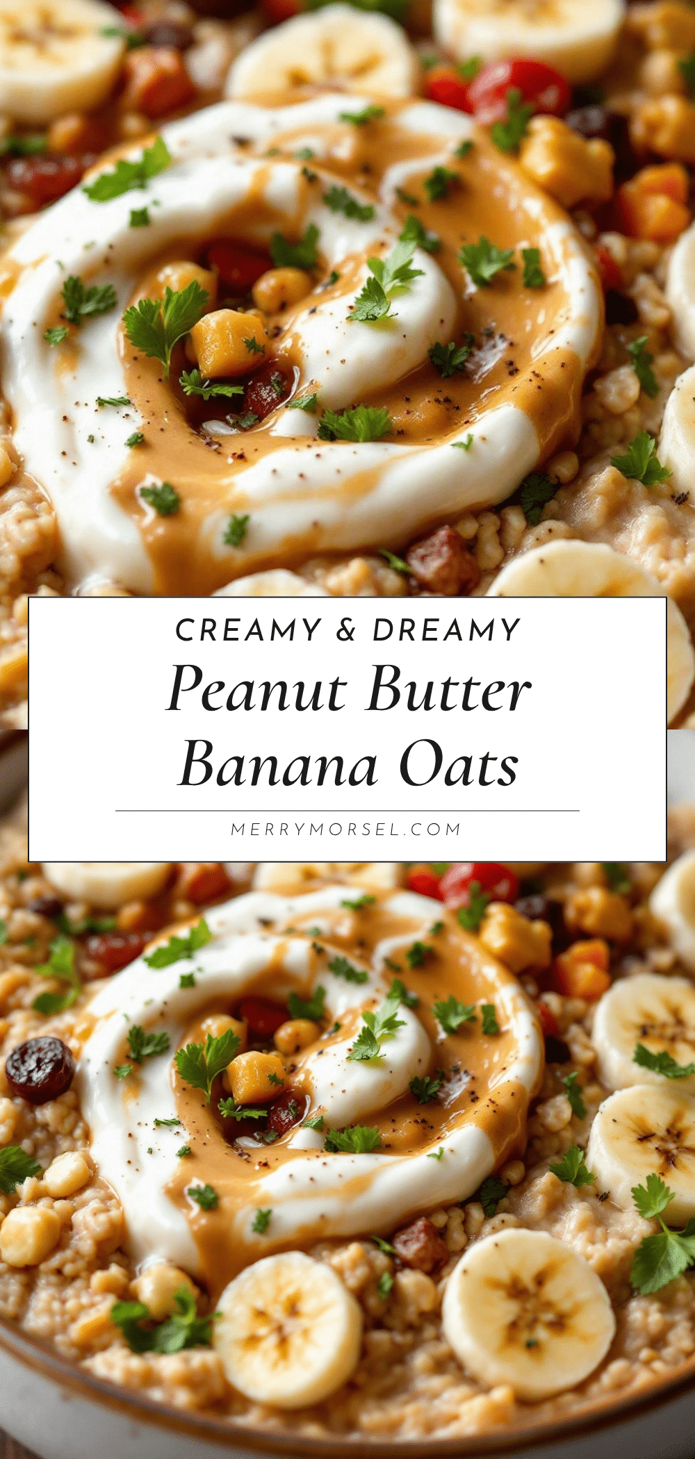 peanut butter banana overnight oats recipe