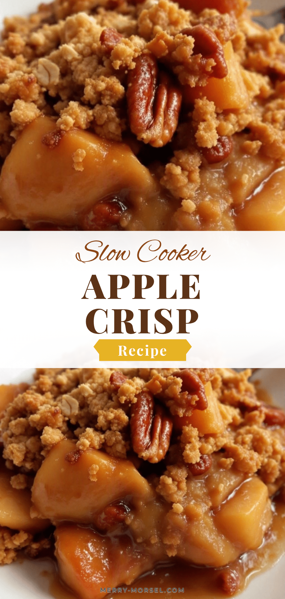 slow cooker apple crisp recipe